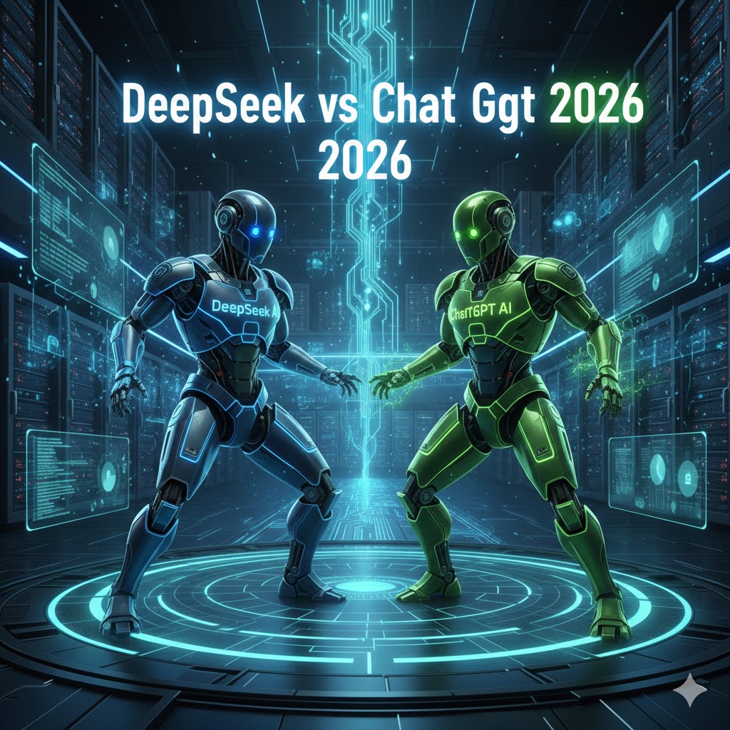 DeepSeek vs ChatGPT comparison 2026 for AI tools